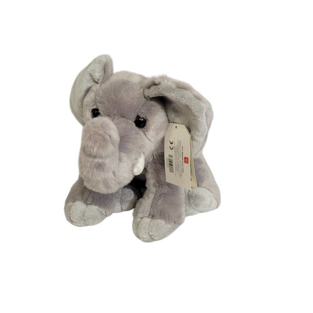 Aurora Destination Nation Gray Elephant 12" Plush Stuffed Animal Toy NWT